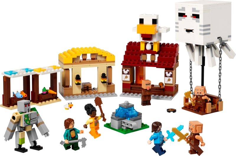 LEGO 21273 The Ghast Balloon Village Attack The Ghast Balloon Village Attack купить в Москве и с доставкой по всей России за 9980.00 руб