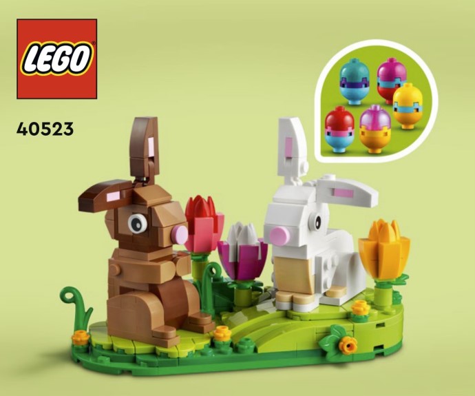 LEGO 40523 Лего 40523 Easter Bunnies Лего 40523 Easter Bunnies купить в Москве и с доставкой по всей России за 3770.00 руб