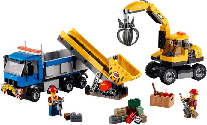 LEGO 60075 Лего 60075 Экскаватор и грузовик Лего 60075 Экскаватор и грузовик купить в Москве и с доставкой по всей России за 4932.00 руб