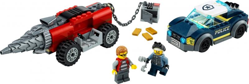 LEGO 60273 Лего 60273 Полицейская погоня за бурильщиком Лего 60273 Полицейская погоня за бурильщиком купить в Москве и с доставкой по всей России за 6990.00 руб