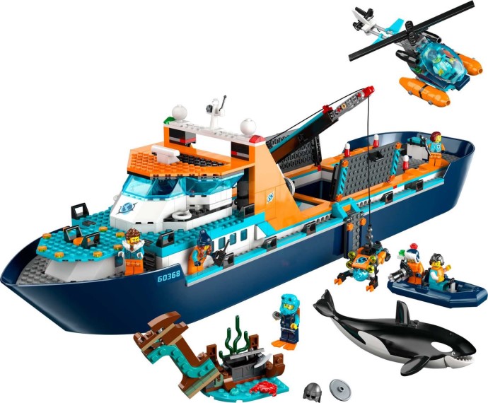 Лего 60368 Arctic Research Ship купить в Москве и с доставкой по всей России за 25512.00 руб