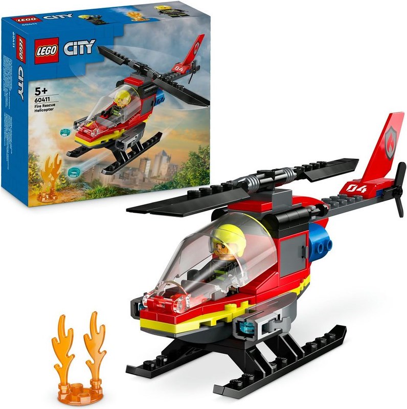 Лего 60411 Fire Rescue Helicopter купить в Москве и с доставкой по всей России за 1926.00 руб