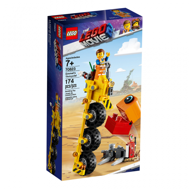 LEGO 70823 Лего 70823 Трехколёсный велосипед Эммета! Лего 70823 Трехколёсный велосипед Эммета! купить в Москве и с доставкой по всей России за 3423.00 руб