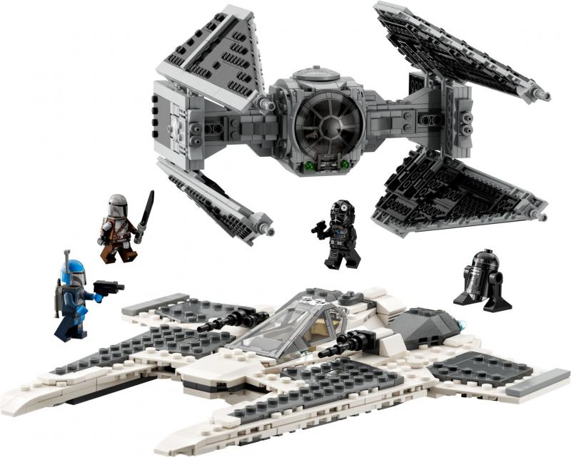 LEGO 75348 Лего 75348 Mandalorian Fang Fighter vs TIE Interceptor Лего 75348 Mandalorian Fang Fighter vs TIE Interceptor купить в Москве и с доставкой по всей России за 15074.00 руб