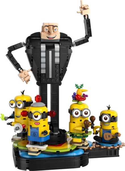 LEGO 75582 Лего 75582 Brick-Built Gru and Minions Лего 75582 Brick-Built Gru and Minions купить в Москве и с доставкой по всей России за 9736.00 руб