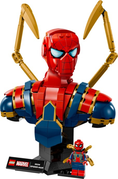 LEGO 76326 Iron Spider-Man Bust Iron Spider-Man Bust купить в Москве и с доставкой по всей России за 8600.00 руб