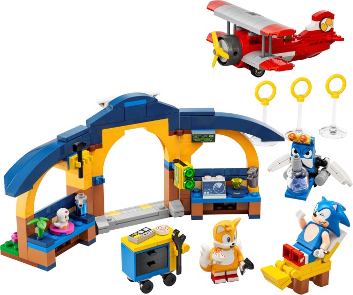 LEGO 76991 Лего 76991 Tails' Workshop and Tornado Plane Лего 76991 Tails' Workshop and Tornado Plane купить в Москве и с доставкой по всей России за 12776.00 руб